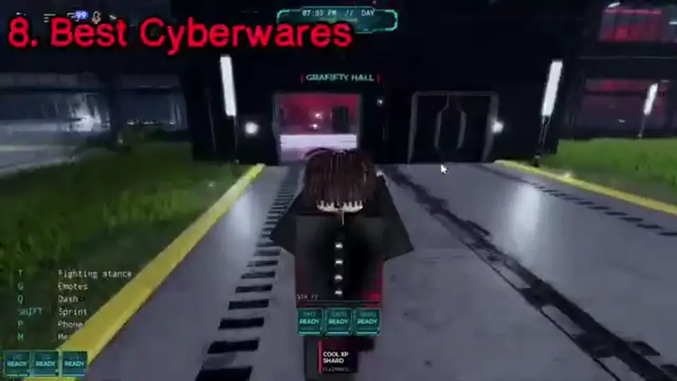 Player session covering sandy-class cyberware versus cyber decks